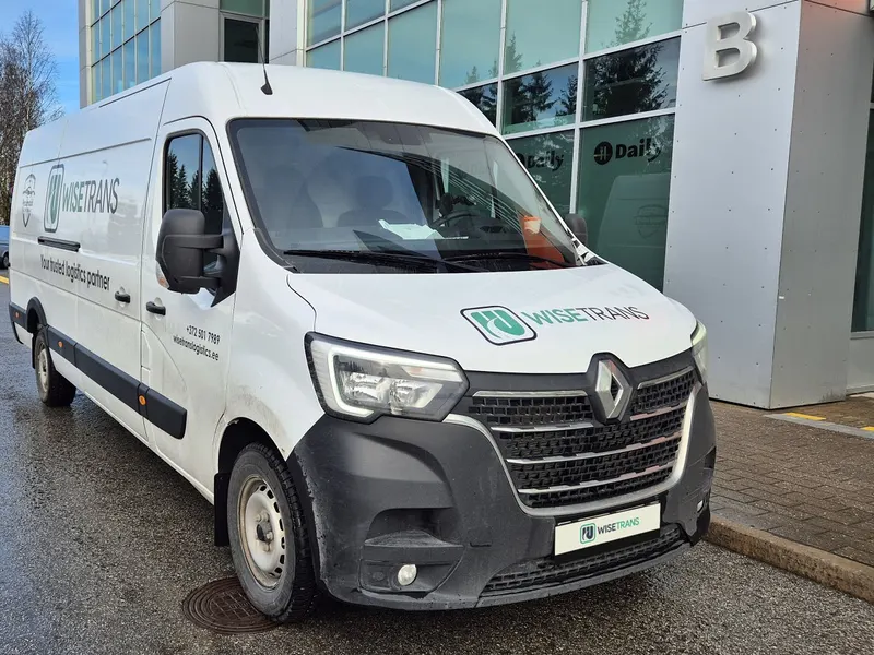 WiseTrans van in front of a business park